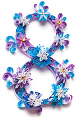 Frozen Christmas paper alphabet letter