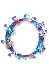 Frozen Christmas paper alphabet letter