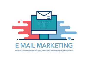 E-MAIL MARKETING ICON CONCEPT
