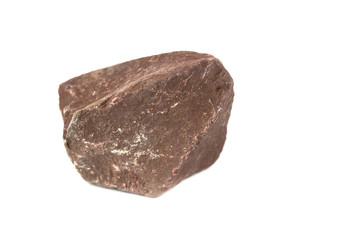 Sandstone From industrial plants isolate on white background
