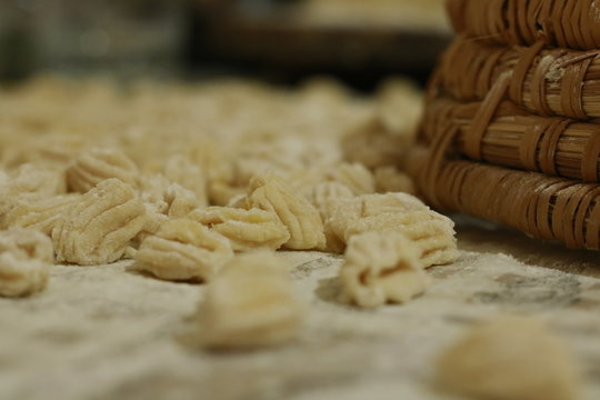 Gnocchi of flour an helty food from Italy