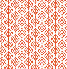 Seamless geometric line pattern in arabian style. Repeating linear texture. Monochrome graphic background. - 246807001