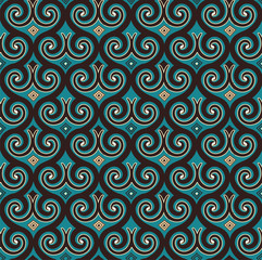 Naklejka premium Elegant element, arabesque seamless background ornament in Eastern style.