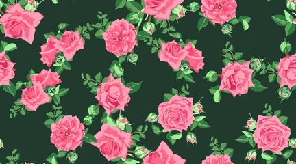  Vector Roses Pattern, Wedding Design. © ingara