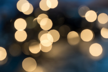 Blurred lights with bokeh effect Background, Abstract Blur