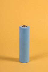  rechargeable battery on a yellow background