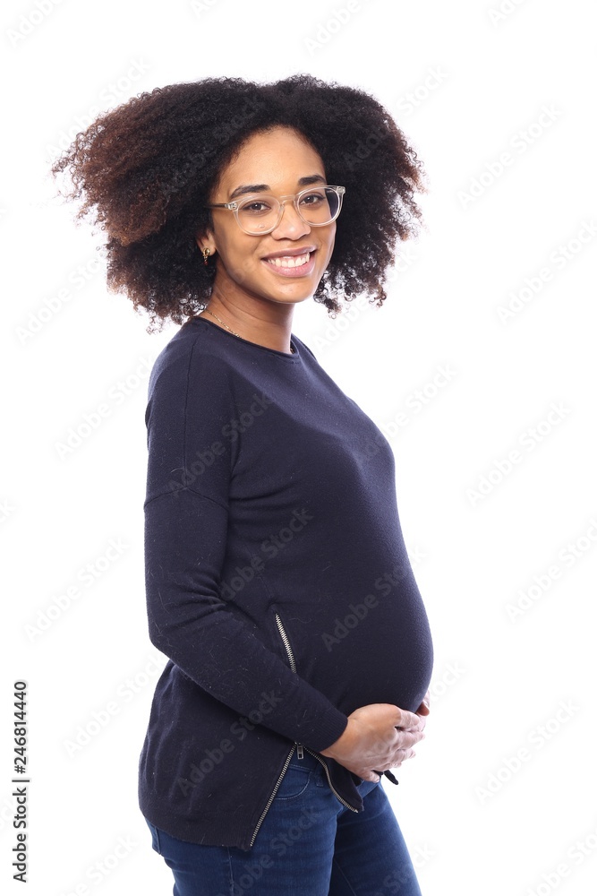 Canvas Prints Beautiful pregnant woman