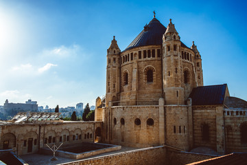 Fototapeta na wymiar View of the Temple Mount in Jerusalem - Israel