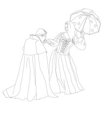 Ladie and gentlemen in love