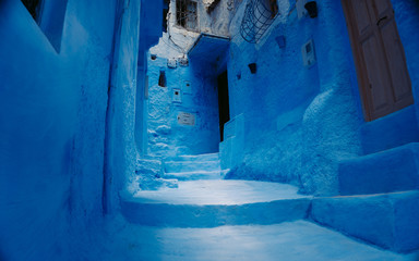  Traditional moroccan architectural details in Chefchaouen Morocco, Africa. Chefchaouen blue city in Morocco. 