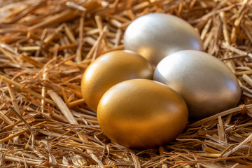 Gold and silver eggs