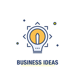 BUSINESS IDEAS ICON CONCEPT