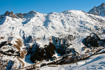 Meribel Mottaret 3 Valleys ski area French Alps France
