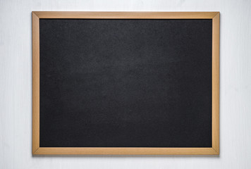 chalk board on a wooden background