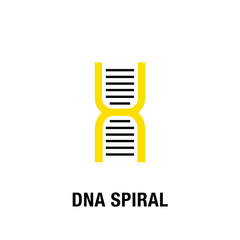 DNA SPIRAL ICON CONCEPT