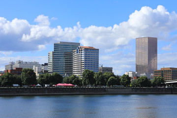 Portland, Oregon on a sunny day