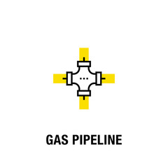 Obraz premium GAS PIPELINE ICON CONCEPT