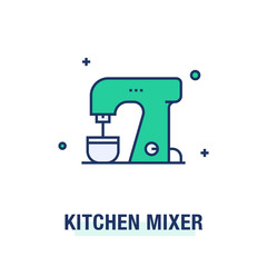 KITCHEN MIXER ICON CONCEPT