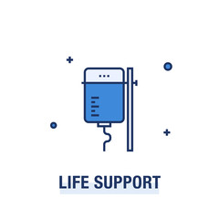 LIFE SUPPORT ICON CONCEPT