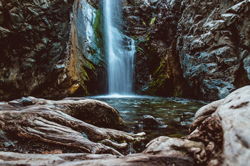 Caledonia waterfall at Troodos mountains on Cyprus