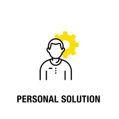 PERSONAL SOLUTION ICON CONCEPT