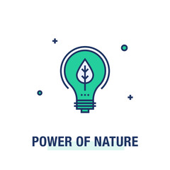 POWER OF NATURE ICON CONCEPT