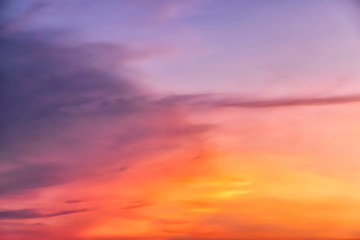 Fototapeta premium Soft focus Sky atmosphere Beautiful color.