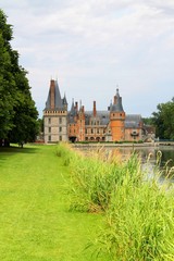 Obraz premium Château de Maintenon, france, castle, architecture, building, tower, old, history, landmark, palace, exterior, 