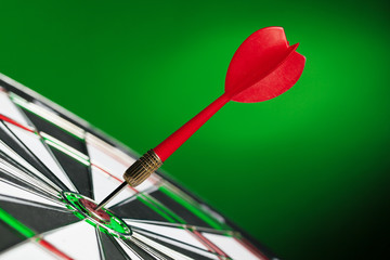 dartboard business success concept