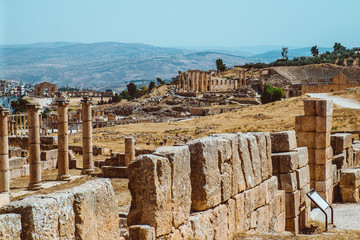 Ancient Jerash ruins,(the Roman ancient city of Geraza), Jordan