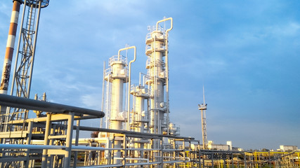 Fototapeta premium The oil refinery