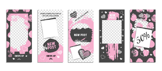 Editable Stories template.