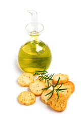 crostini al rosmarino e olio d'oliva