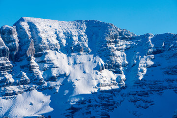 Winterlandschaft rund um die Steinplatte in Tirol