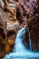 Naklejka premium Wadi Mujib Jordan Dead Sea