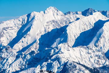 Winterlandschaft rund um die Steinplatte in Tirol