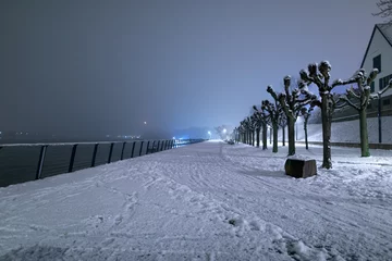 Fotobehang Palmboom Winterlandschaft  © Olaf Kunz