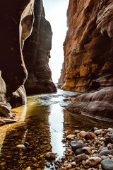 The Beautiful Wadi Mujib near Petra in Jordan