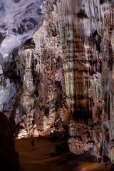 Phong Nha, Phong Nha cave, an amazing, wonderful cavern at Bo Trach, Quang Binh, Vietnam, is world heritage of Viet Nam.
