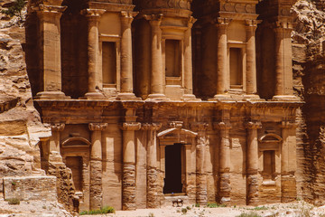 Fototapeta premium Ad Deir, The Monastery Temple of Petra, Jordan