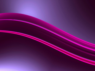 Beautiful modern wave for art projects, cards, business, posters. 3D illustration, computer-generated fractal