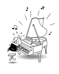 The virtuoso pianist