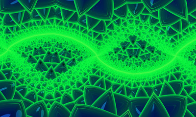 Beautiful abstract background for art projects, cards, business, posters. 3D illustration, computer-generated fractal