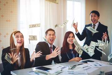 Business team working