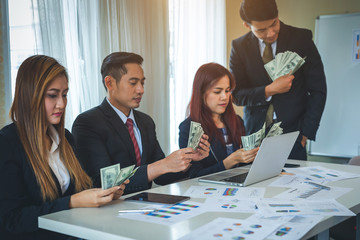 Business team working