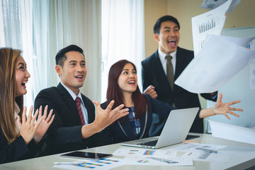 Business team working