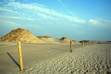 It is polish desert near Baltic Sea, full of dunes and sand.