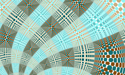 Beautiful abstract background for art projects, cards, business, posters. 3D illustration, computer-generated fractal