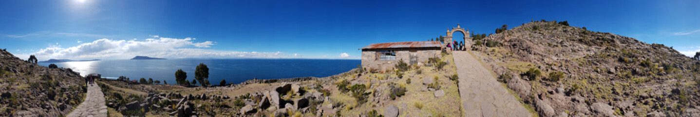 Fototapeta na wymiar Taquile Lago Titicaca 002