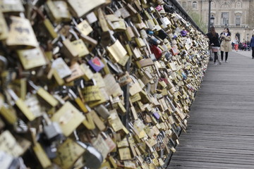 Le pont des arts à Paris